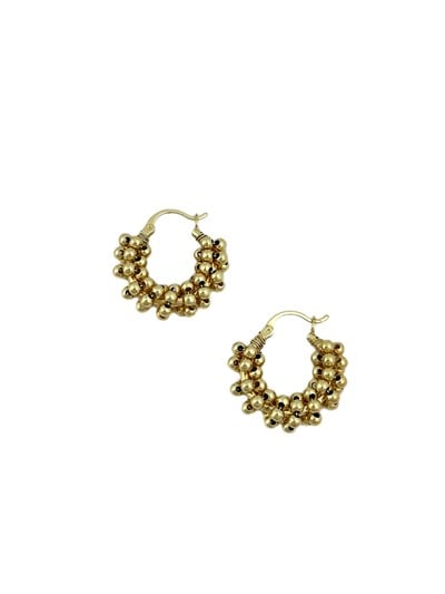 Özel Seri Çoklu Topçuk Sarmal Detay Halka Küpe