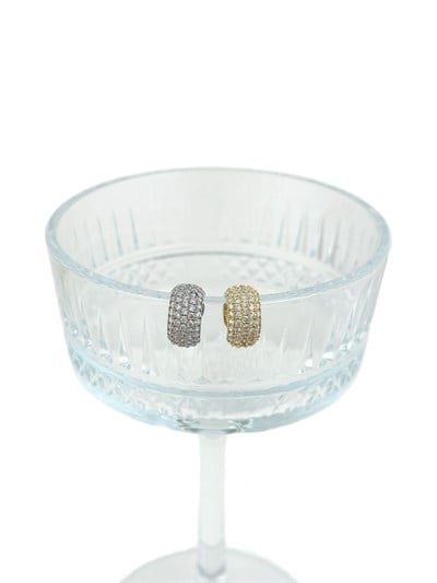 Özel Seri Çoklu Zirkon Taşlı Kıkırdak Küpe