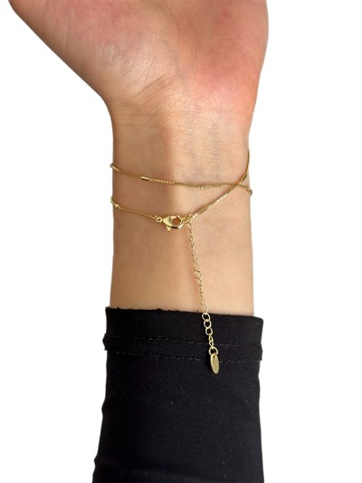 Özel Seri Çubuk Plaka Detay İnce Zincir Şahmeran