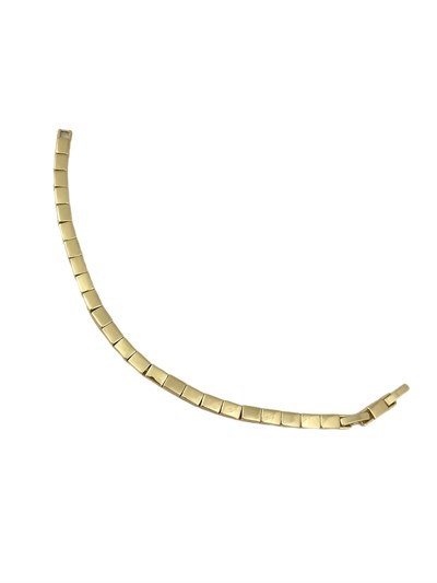 Özel Seri Dikdörtgen Plaka Sıralı Bileklik ( 19 Cm )