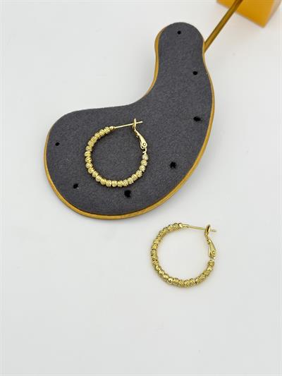 Özel Seri Dorika Topçuk Model Halka Küpe ( İç Çap: 2 Cm )