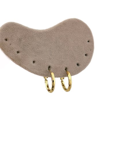 Özel Seri Dövme Plaka Desen Vintage Halka Küpe ( iç Çap : 1.4 Cm )