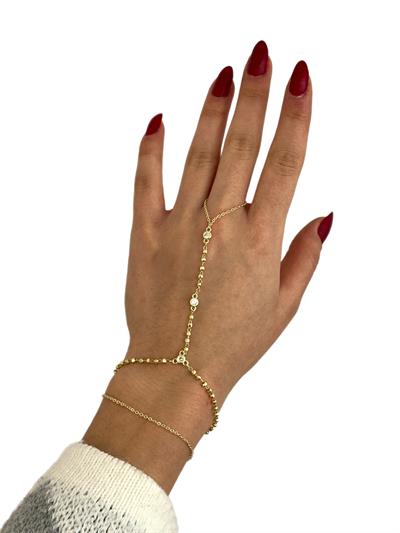 Özel Seri Gold Daire Zirkon Taş Detay Topçuk Sıralı Şahmeran