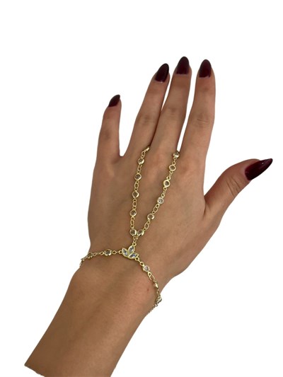 Özel Seri Gold Daire Zirkon Taş Sıralı Lotus Figür Şahmeran.