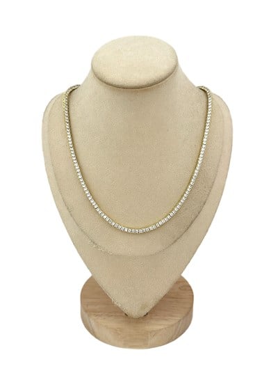 Özel Seri Gold Renk  2 Mm Döküm Su Yolu Kolye ( 45 Cm )