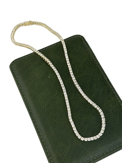 Özel Seri Gold Renk 3 mm Döküm Su Yolu Kolye ( 46 Cm )