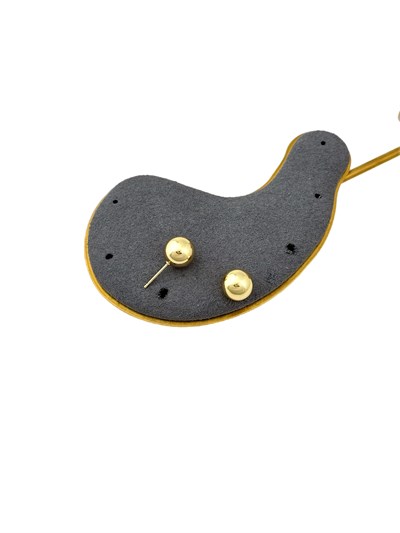 Özel Seri Gold Top Küpe ( 10 mm )