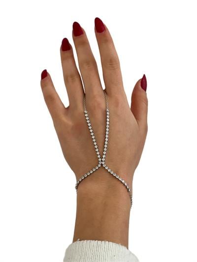 Özel Seri Gümüş İri Taşlı Su Yolu Şahmeran