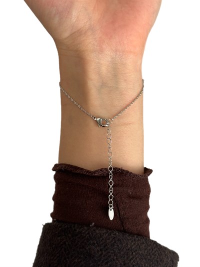 Özel Seri Gümüş Renk Zirkon Taşlı İkili Kuzey Yıldız Şahmeran