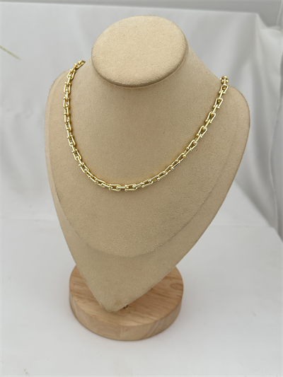 Özel Seri İç İçe Geçmeli Plaka Marka Model Kolye (53 Cm)