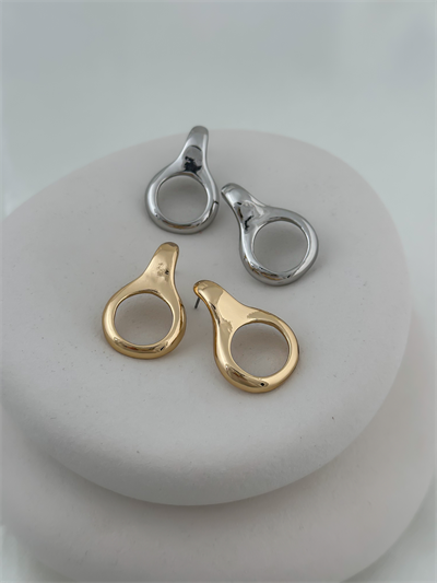 Özel Seri İçi Boş Daire Model Küpe