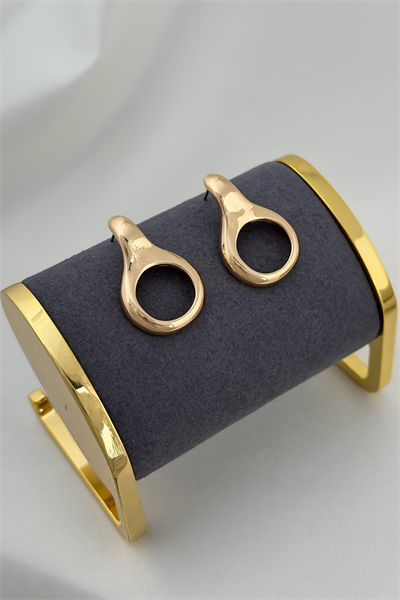 Özel Seri İçi Boş Daire Model Küpe