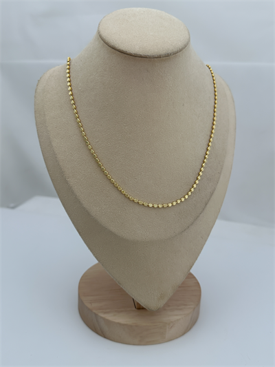 Özel Seri İnce Ezme Zincir Kolye (60 Cm)