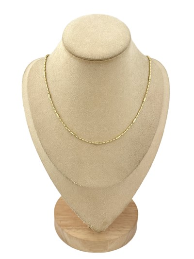 Özel Seri İşlemeli Silindir Model Zincir Kolye ( 50 Cm )