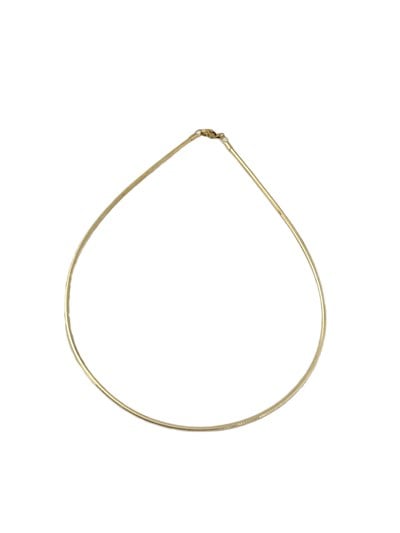 Özel Seri İşlemeli Tel Choker Kolye ( 40 Cm )