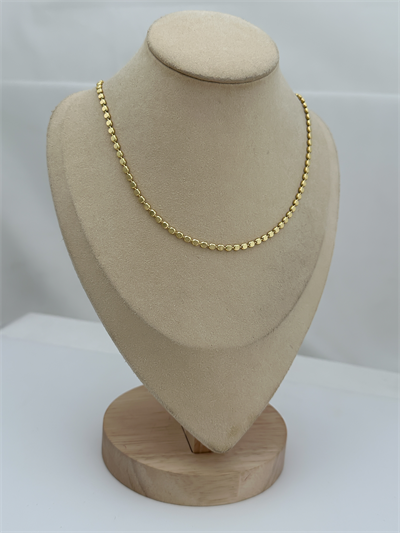 Özel Seri Kalın Ezme Zincir Kolye (51 Cm)