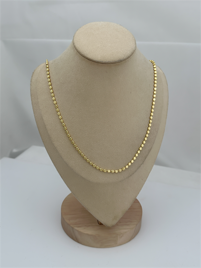 Özel Seri Kalın Ezme Zincir Kolye (60 Cm)