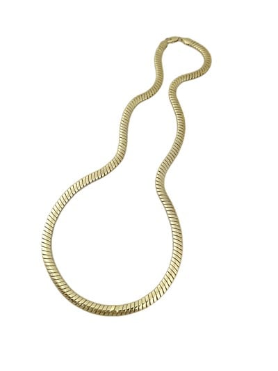 Özel Seri Kalın İtalyan Yılan Zincir Kolye ( 60 Cm )