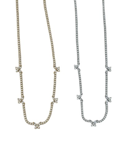 Özel Seri Kelebek Figür Detay Su Yolu Kolye ( 46 Cm )