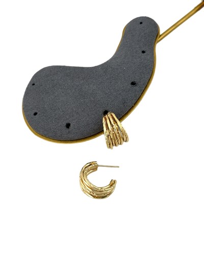 Özel Seri Lazer Kesim İşlemeli Vintage Çoklu Halka Küpe