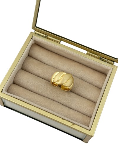 Özel Seri Mat Burgu Model Ayarlanabilir Yüzük