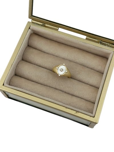 Özel Seri Mat Kuzey Yıldız Figür Ayarlanabilir Yüzük