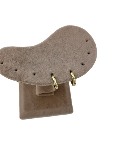 Özel Seri Mini Taşlı Halka Küpe ( iç Çap : 1 Cm )