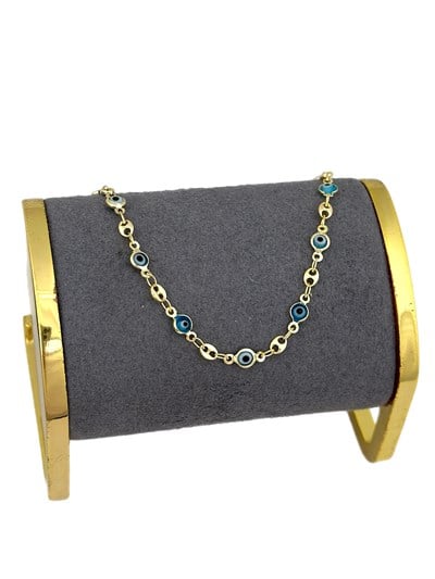Özel Seri Nazar Boncuk Detay Halhal ( 28 Cm )