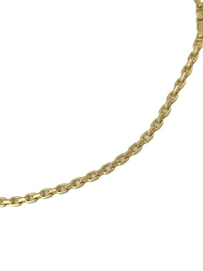 Özel Seri Nokta Taş Detay Kare Sıralı Bileklik (21 Cm)