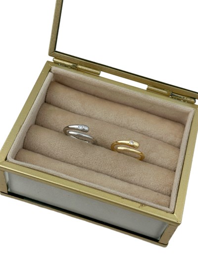 Özel Seri Nokta Zirkon Taş Detay Yılan Yüzük