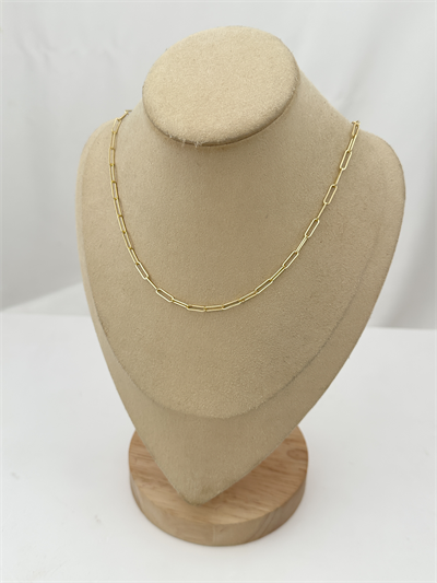 Özel Seri Oval Zincir Kolye (60 Cm)