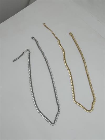 Özel Seri Pul Plaka Sallantılı Kolye (50 Cm)