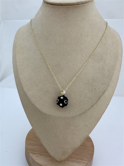 Özel Seri Renkli Mine Üzeri Renkli Taş Detay Topçuk Uç Kolye (52 Cm)