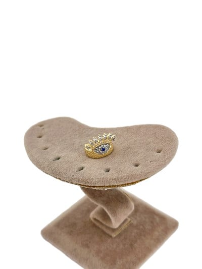 Özel Seri Renkli Zirkon Taşlı Göz Figür Kıkırdak Küpe