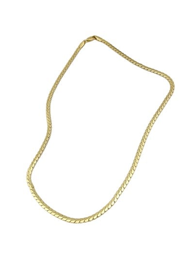 Özel Seri S Kıvrımlı Zincir Kolye ( 45 Cm )