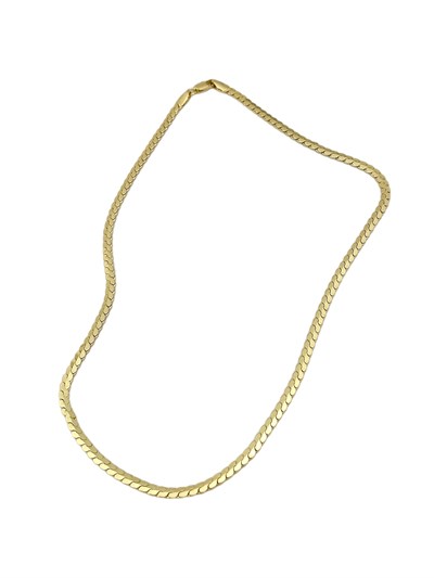 Özel Seri S Kıvrımlı Zincir Kolye ( 45 Cm )