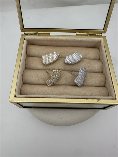 Özel Seri Tasarım Zirkon Taş Küpe