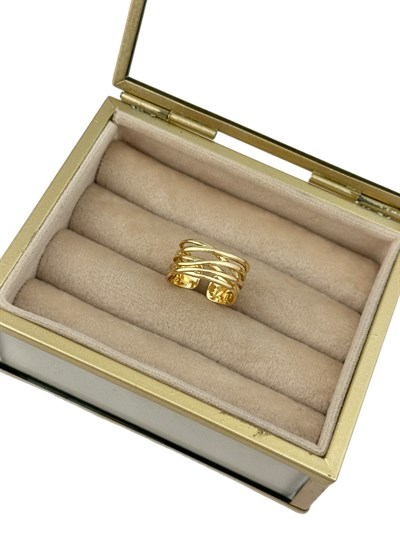 Özel Seri Tel Plaka Çoklu Görünüm Ayarlanabilir Yüzük