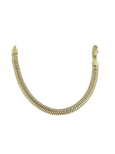 Özel Seri Tırtık Kenarlı Klasik Zincir Bileklik ( 20 Cm )