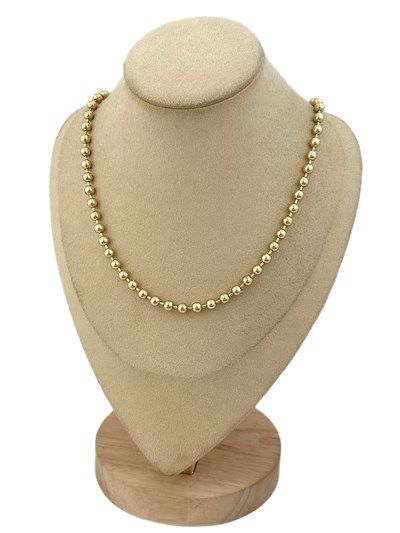 Özel Seri Topçuk Zincir Kolye ( 55 Cm )