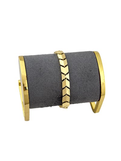 Özel Seri V Plaka Sıralı Bileklik (20 Cm)