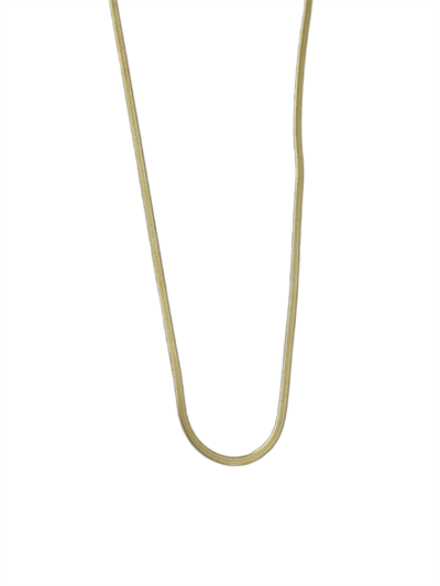 Özel Seri Yassı İtalyan Zincir Kolye ( 60 Cm )