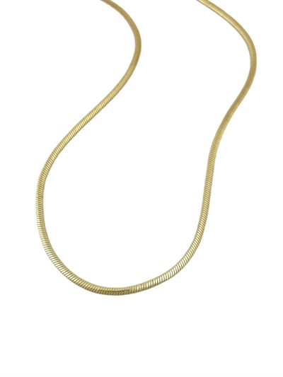 Özel Seri Yassı İtalyan Zincir Kolye ( 98 Cm )