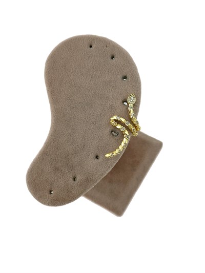 Özel Seri Zirkon Taş Detay Yılan Figür Kıkırdak Küpe