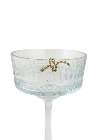 Özel Seri Zirkon Taş Detay Yılan Figür Kıkırdak Küpe