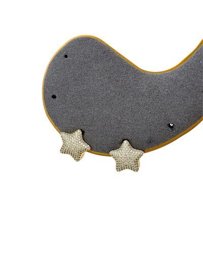 Özel Seri Zirkon Taş Kaplı Yıldız Figür Küpe