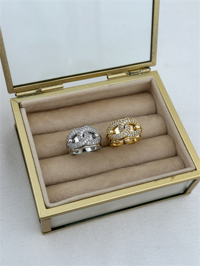 Özel Seri Zirkon Taşlı Düğüm Detay Ayarlanabilir Yüzük