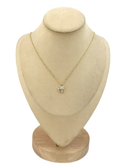 Özel Seri Zirkon Taşlı Kedi Kolye ( 47 Cm )