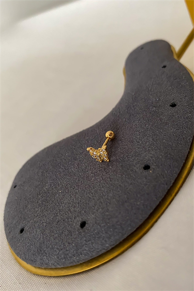 Özel Seri Zirkon Taşlı Kelebek Piercing