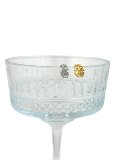 Özel Seri Zirkon Taşlı Marka Model Kıkırdak Küpe